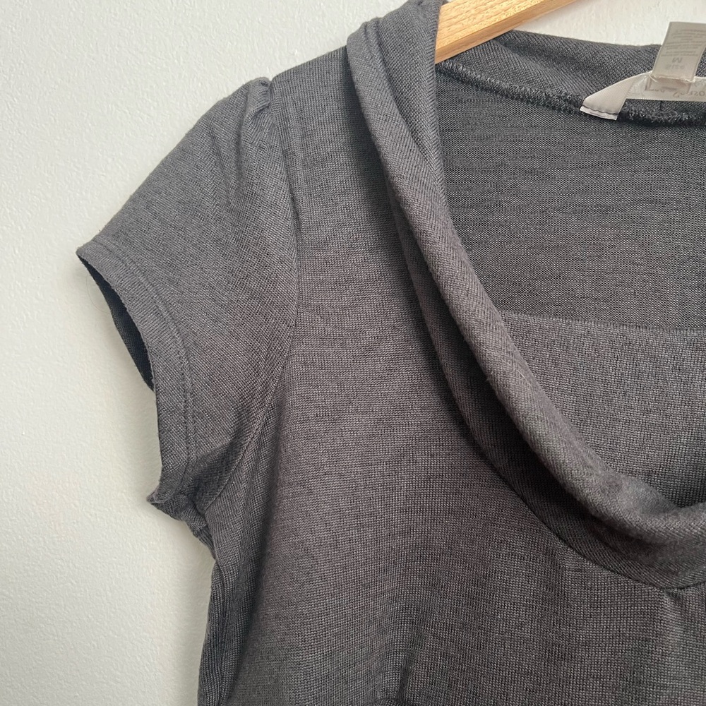 Three Seasons Maternity Charcoal Dress - Picture 10 of 12